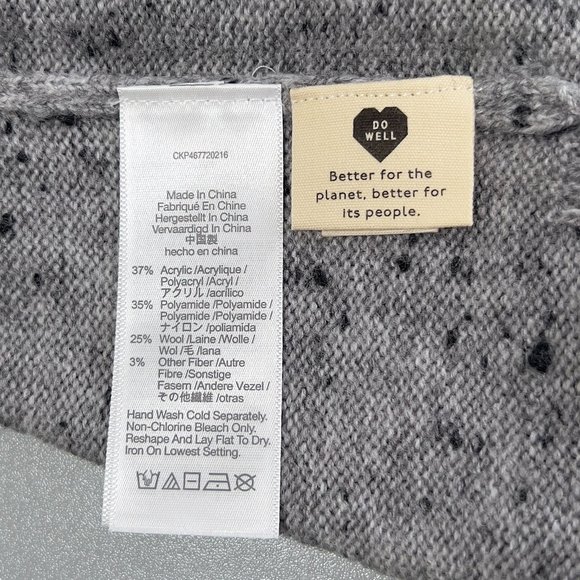 MADEWELL - Donegal Whitworth Mockneck Sweater - NB581 - Size M (NWOT) - Picture 7 of 8